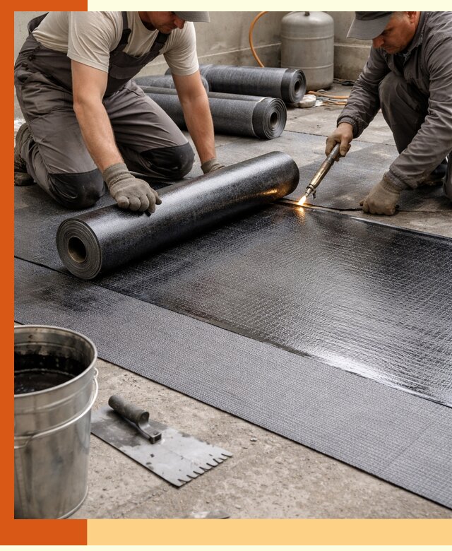 Монтаж гидроизоляционной мембраны в Малгобеке для зданий и конструкций
