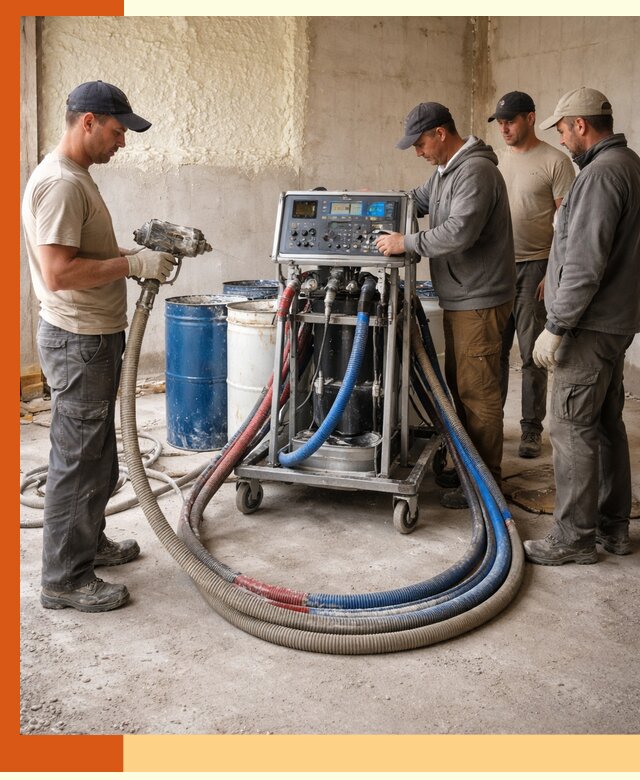 Аренда установки для напыления ППУ в Малгобеке на выгодных условиях